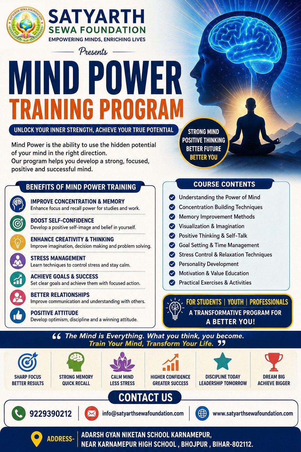 Mind Power Training Program
