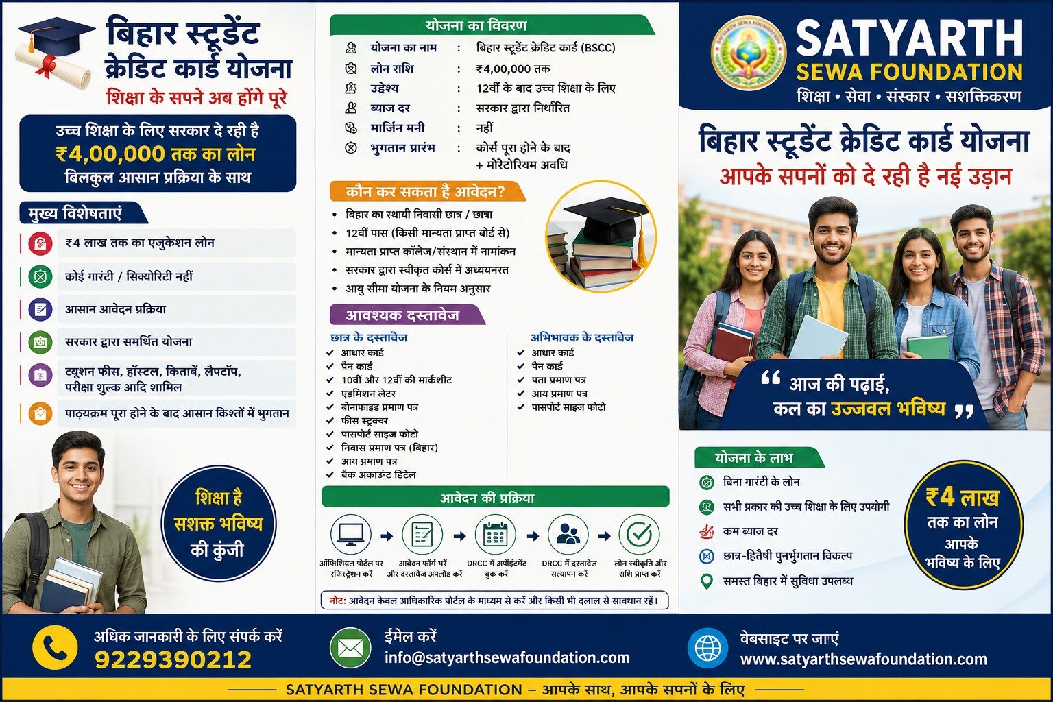 Bihar Student Credit Card (BSCC) / DRCC Bihar